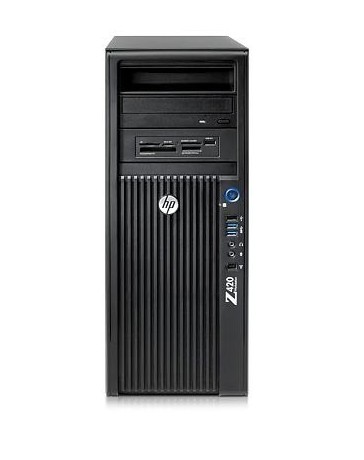 HP Z420 Xeon QC E5-1607 3.00 Ghz, 64GB (8x8GB) DDR3, 256GB SSD, K2000 2GB, Win 10 Pro