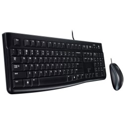 Logitech MK120 Bedraad Keyboard + Optical Muis – QWERTY US
