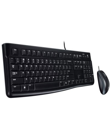Logitech MK120 Bedraad Keyboard + Optical Muis – QWERTY US