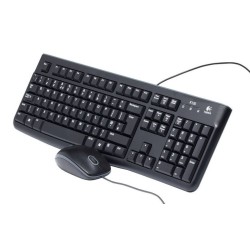 Logitech MK120 Bedraad Keyboard + Optical Muis – QWERTY US