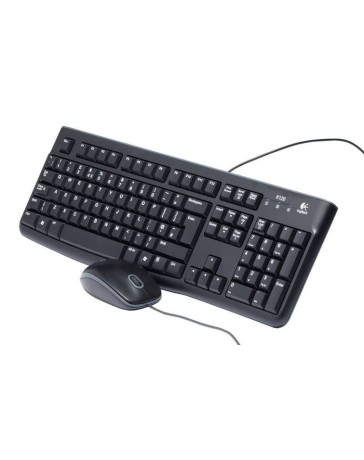 Logitech MK120 Bedraad Keyboard + Optical Muis – QWERTY US