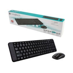 Logitech MK220 Draadloze Desktop Set – Compact & Stil