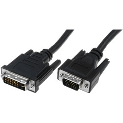 DVI naar VGA Videokabel 1,8m, DVI-A/M naar VGA/M, Analoge Signaaloverdracht