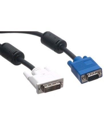 DVI naar VGA Videokabel 1,8m, DVI-A/M naar VGA/M, Analoge Signaaloverdracht