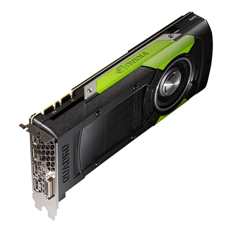 HP NVIDIA Quadro M6000 12GB – 1x DVI, 4x DisplayPort
