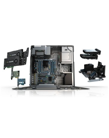 Station De Travail HP Z640 – 2x Xeon E5-2667v4 64Go RAM 512Go NVMe Quadro P4000