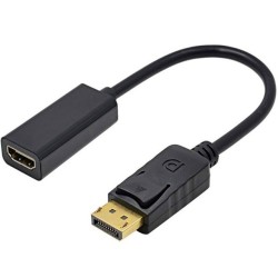 DisplayPort naar HDMI Adapter, DP Male naar HDMI Female, Plug & Play