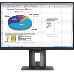 HP Z24n 24" IPS Monitor – WUXGA 1920x1200, DP, HDMI, DVI, Zwart