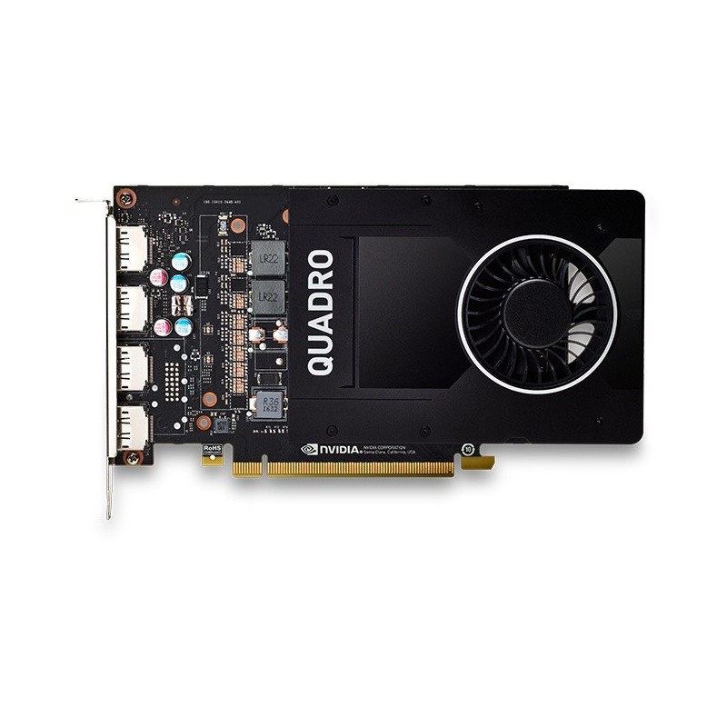 HP NVIDIA Quadro P2000 5GB – 4x DisplayPort GPU