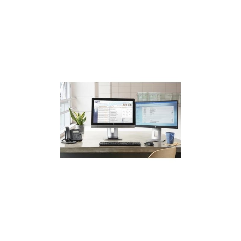 HP EliteDisplay E242 24" IPS Monitor – 1920x1200, Zwart-Zilver