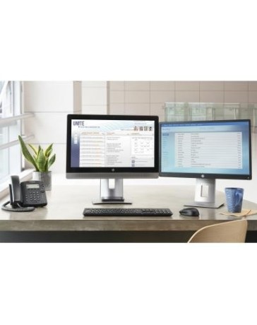 HP EliteDisplay E242 24" IPS Monitor – 1920x1200, Zwart-Zilver