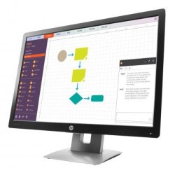 HP EliteDisplay E242 24" IPS Monitor – 1920x1200, Zwart-Zilver