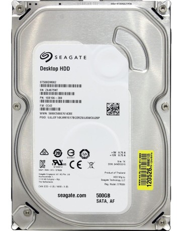 Seagate 500GB HDD 3.5" SATA 7200rpm – Refurbished