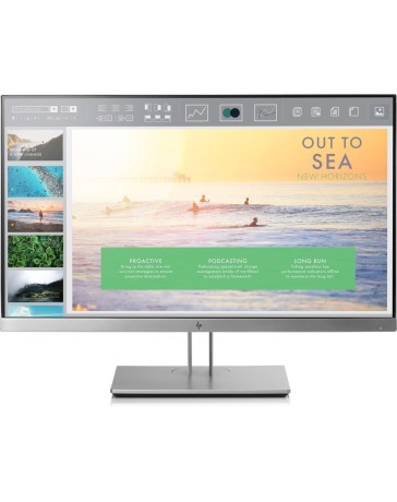 HP EliteDisplay E233 23" IPS Monitor – Full HD, LED, 60Hz, Zilver