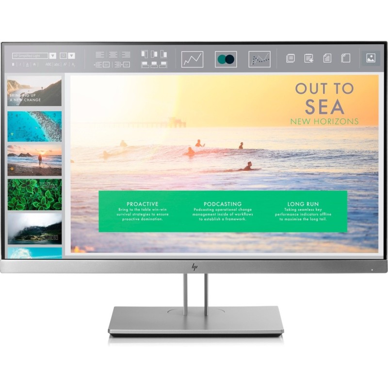HP EliteDisplay E233 23" IPS Monitor – Full HD, LED, 60Hz, Zilver