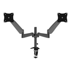 NewStar Full Motion Dual Desk Mount (clamp & grommet)