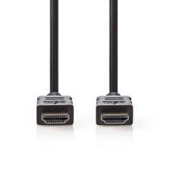 High Speed HDMI Kabel met Ethernet, Zwart, Snelle Dataoverdracht