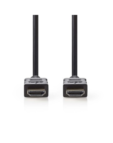 High Speed HDMI Kabel met Ethernet, Zwart, Snelle Dataoverdracht