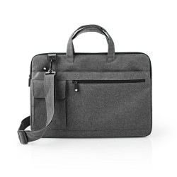 Laptoptas 15–16 inch Zwart, Schouderriem & 8 Opbergvakken