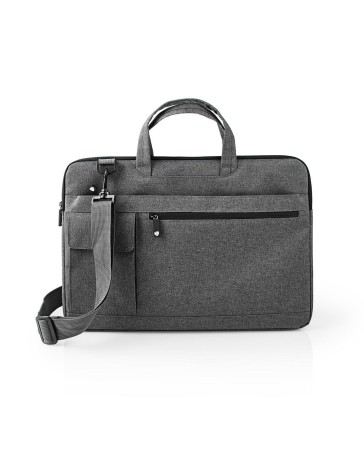 Laptoptas 15–16 inch Zwart, Schouderriem & 8 Opbergvakken