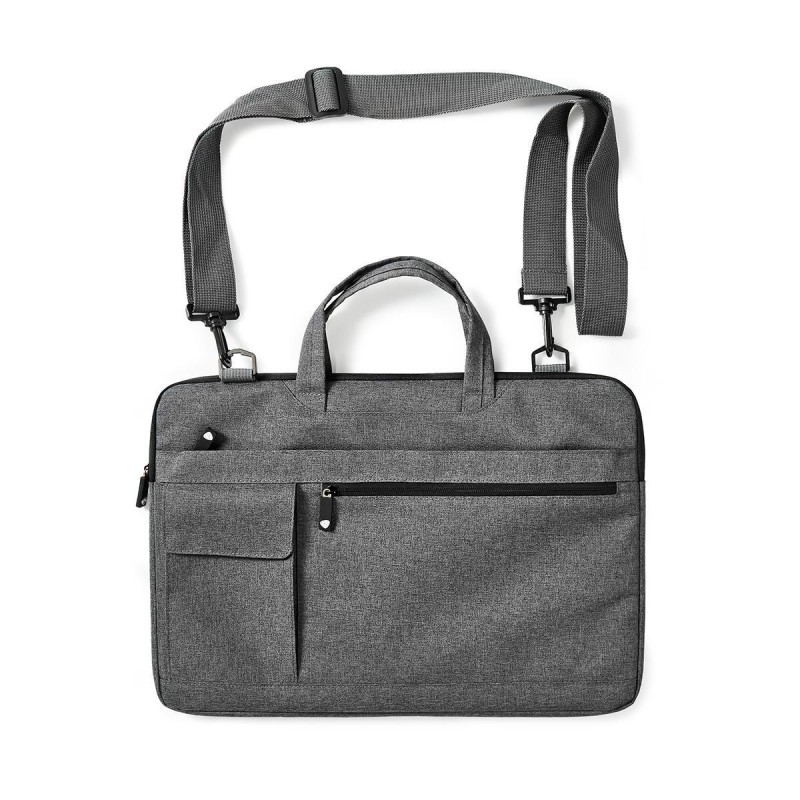 Laptoptas 15–16 inch Zwart, Schouderriem & 8 Opbergvakken
