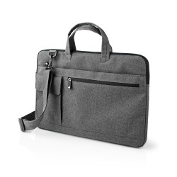 Laptoptas 15–16 inch Zwart, Schouderriem & 8 Opbergvakken