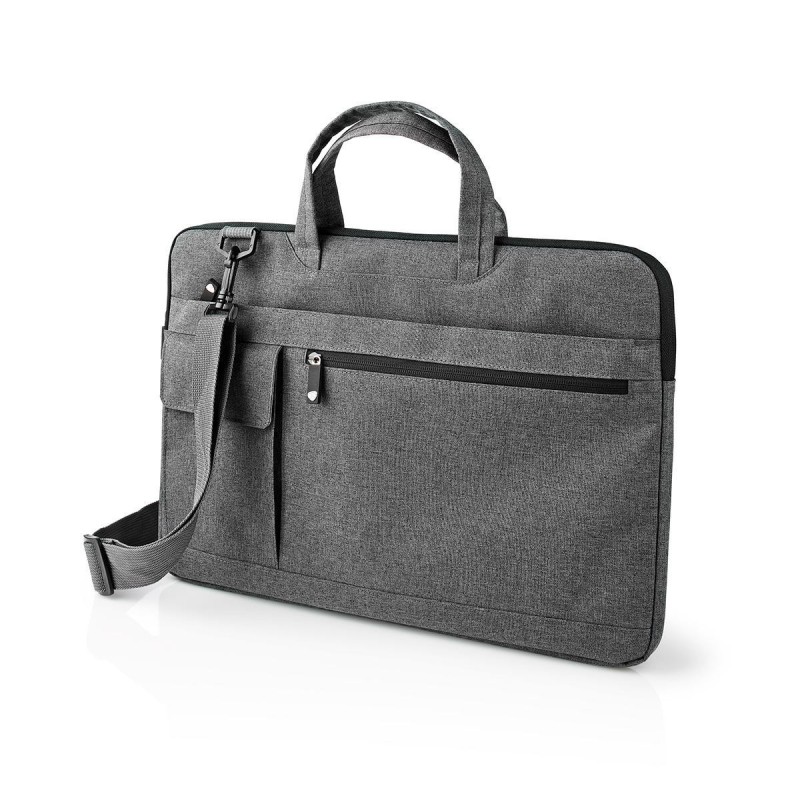 Laptoptas 15–16 inch Zwart, Schouderriem & 8 Opbergvakken
