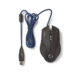 Gaming-Muis Bedraad – 1600 DPI, 6 Knoppen & RGB Verlichting