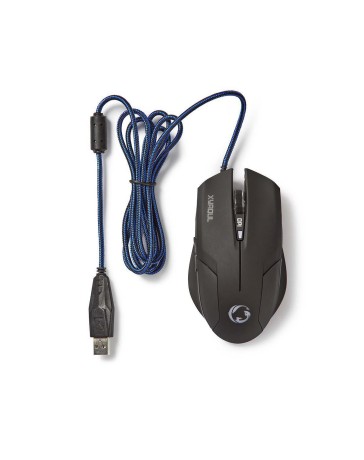 Gaming-Muis Bedraad – 1600 DPI, 6 Knoppen & RGB Verlichting