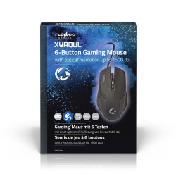 Gaming-Muis Bedraad – 1600 DPI, 6 Knoppen & RGB Verlichting