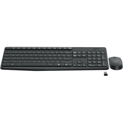 Logitech MK235 Draadloze Toetsenbord- en Muis Set – Zwart