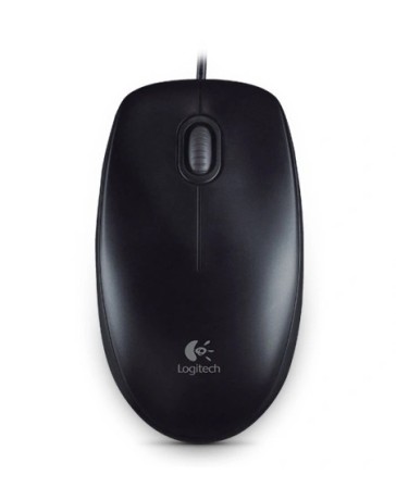 Logitech B100 Optical USB Muis – Betrouwbaar & Zwart