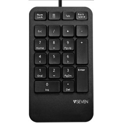 V7 KP400-1E Numerieke Keypad – Bedraad USB, Compact & Snel Invoeren
