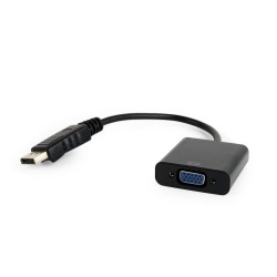 DisplayPort 1.1 naar VGA Adapter Zwart, 15 cm Kabel