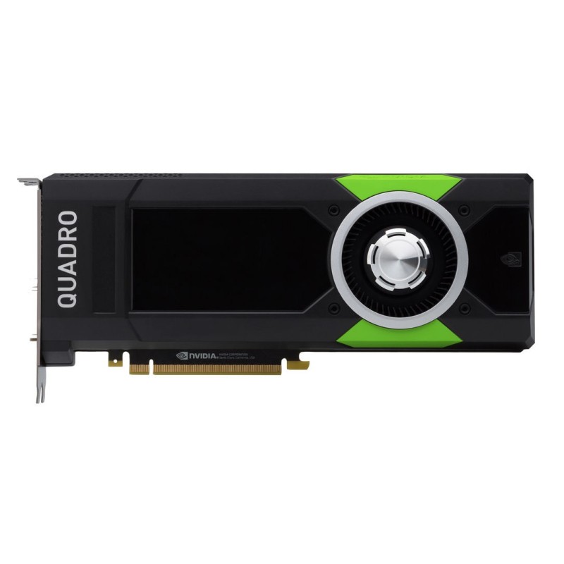HP nVidia Quadro P5000 16GB PCI-E – 1x DVI, 4x DP