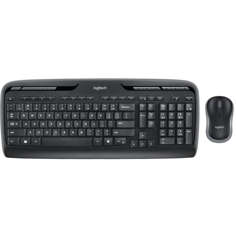Logitech MK330 Draadloze Combo, Toetsenbord & Muis, Stil & Comfortabel, USB Receiver