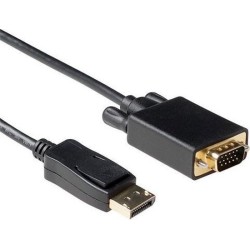 ACT DisplayPort naar VGA Adapter, Voor Monitor of Beamer