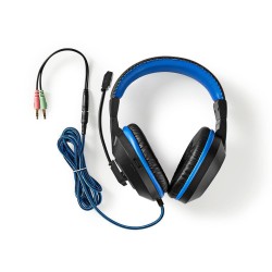 Nedis GCK41100BKUS Gaming Combo Kit – Toetsenbord, Koptelefoon, Muis & Muismat