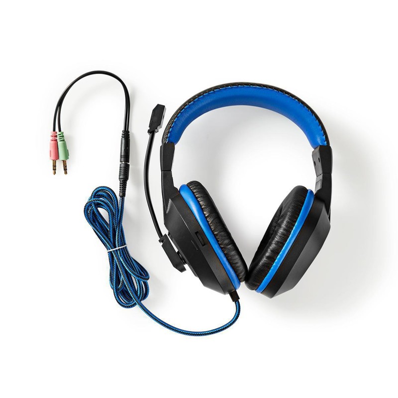 Nedis GCK41100BKUS Gaming Combo Kit – Toetsenbord, Koptelefoon, Muis & Muismat
