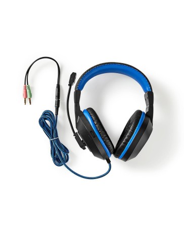 Nedis GCK41100BKUS Gaming Combo Kit – Toetsenbord, Koptelefoon, Muis & Muismat