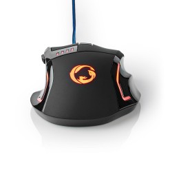Nedis Bedrade Gaming Muis – DPI tot 4000, Precisie & Grip