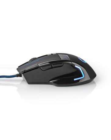Nedis Bedrade Gaming Muis – DPI tot 4000, Precisie & Grip
