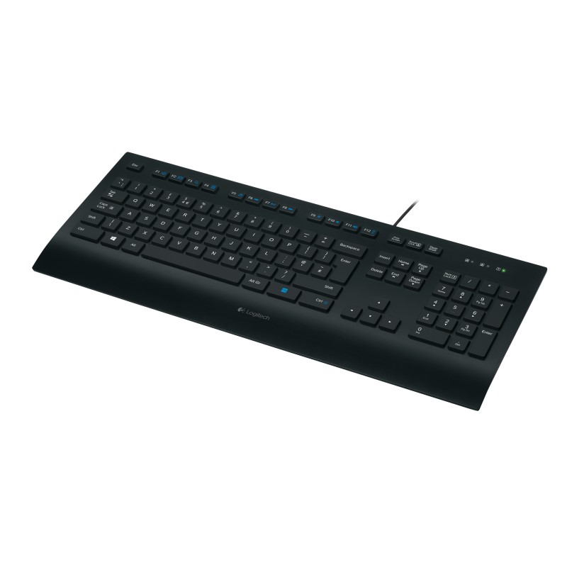 Logitech K280e Pro Zakelijk Toetsenbord, Comfortabel & Stil, QWERTY USB