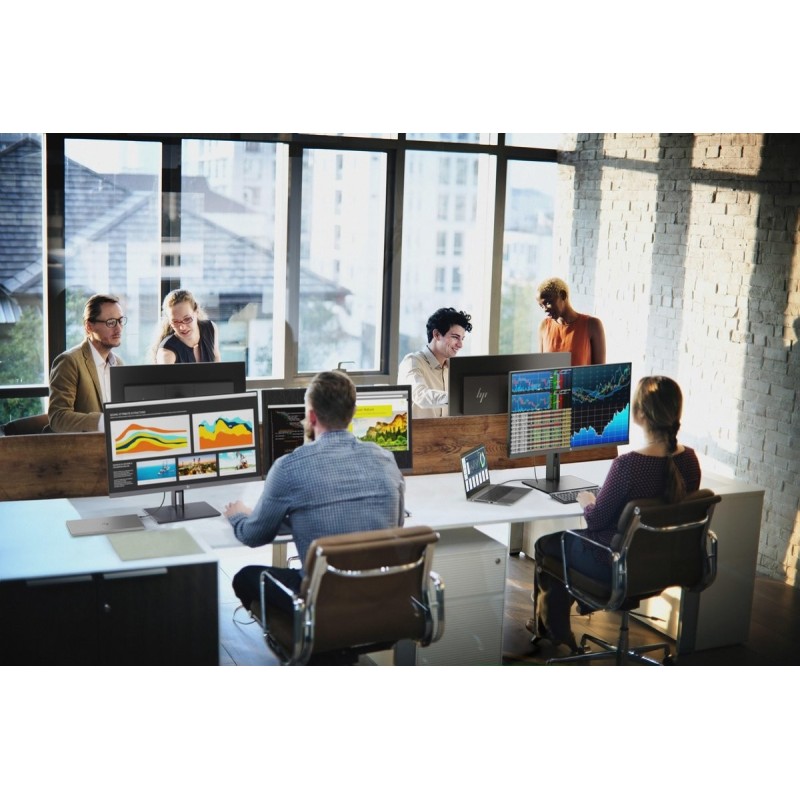 HP EliteDisplay E243 24" IPS Monitor – Full HD, Zilver, Ergonomisch