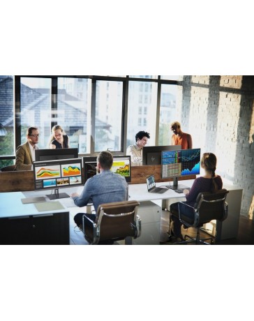 HP EliteDisplay E243 24" IPS Monitor – Full HD, Zilver, Ergonomisch