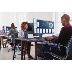 HP EliteDisplay E243 24" IPS Monitor – Full HD, Zilver, Ergonomisch