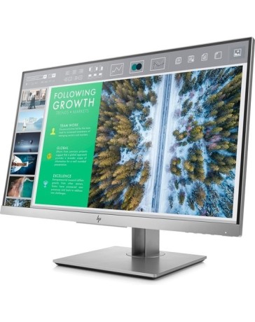 HP EliteDisplay E243 24" IPS Monitor – Full HD, Zilver, Ergonomisch