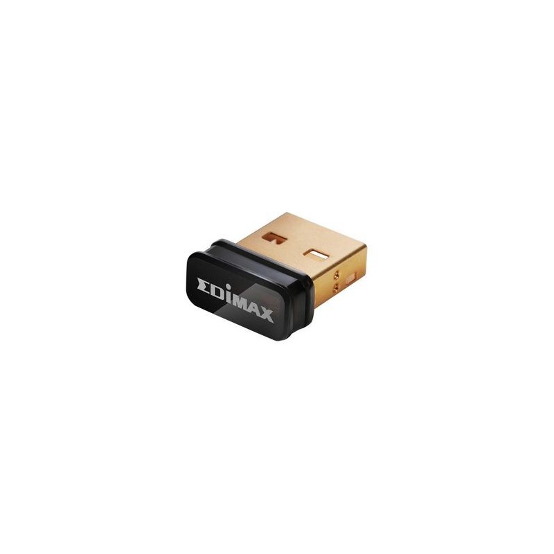 Edimax EW-7811UN V2 USB Wi-Fi Adapter, N150 Nano, 2.4 GHz Draadloos