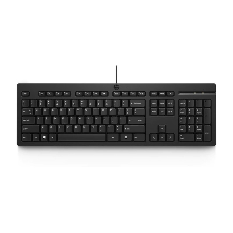 HP 125 Toetsenbord – Bekabeld USB Type-A | Comfortabel & Betrouwbaar