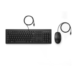 HP 225 Bedrade Muis en Toetsenbord Set – USB, Zwart